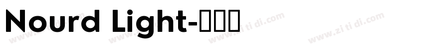 Nourd Light字体转换